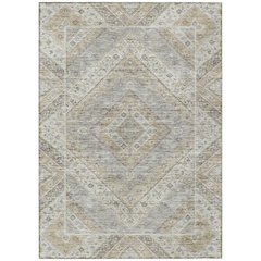 Machine Washable Indoor/Outdoor Chantille ACN2195 Ivory 2'6" x 3'10" Rug