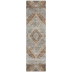 Machine Washable Indoor/Outdoor Chantille ACN2195 Paprika 2'3" x 7'6" Runner Rug