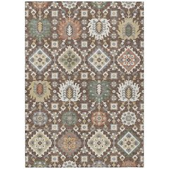 Machine Washable Indoor/Outdoor Chantille ACN2200 Chocolate 2'6" x 3'10" Rug