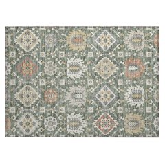 Machine Washable Indoor/Outdoor Chantille ACN2200 Green 1'8" x 2'6" Rug