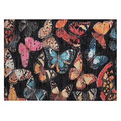 Machine Washable Indoor/Outdoor Chantille ACN2201 Black 1'8" x 2'6" Rug