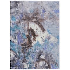 Machine Washable Indoor/Outdoor Chantille ACN2202 Lavender 2'6" x 3'10" Rug