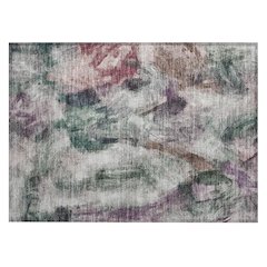 Machine Washable Indoor/Outdoor Chantille ACN2204 Green 1'8" x 2'6" Rug
