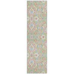 Machine Washable Indoor/Outdoor Chantille ACN2207 Aloe 2'3" x 7'6" Runner Rug