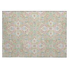 Machine Washable Indoor/Outdoor Chantille ACN2207 Aloe 1'8" x 2'6" Rug