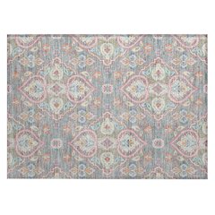 Machine Washable Indoor/Outdoor Chantille ACN2207 Gray 1'8" x 2'6" Rug