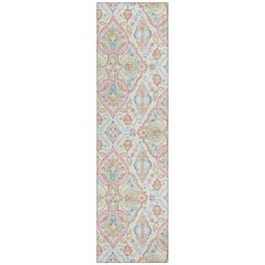 Machine Washable Indoor/Outdoor Chantille ACN2207 Ivory 2'3" x 7'6" Runner Rug