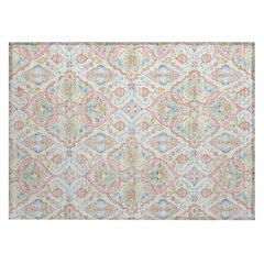 Machine Washable Indoor/Outdoor Chantille ACN2207 Ivory 1'8" x 2'6" Rug