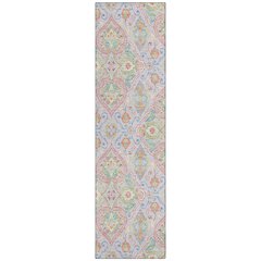 Machine Washable Indoor/Outdoor Chantille ACN2207 Lavender 2'3"x7'6" Runner Rug