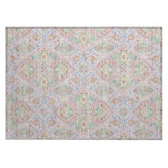 Machine Washable Indoor/Outdoor Chantille ACN2207 Lavender 1'8" x 2'6" Rug
