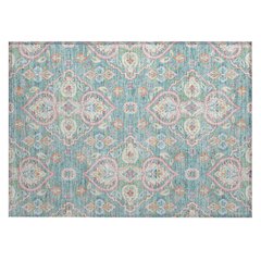 Machine Washable Indoor/Outdoor Chantille ACN2207 Spa 1'8" x 2'6" Rug