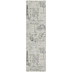 Machine Washable Indoor/Outdoor Chantille ACN2209 Beige 2'3" x 7'6" Runner Rug