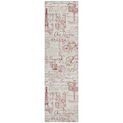 Machine Washable Indoor/Outdoor Chantille ACN2209 Red 2'3" x 7'6" Runner Rug