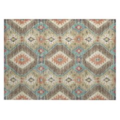 Machine Washable Indoor/Outdoor Chantille ACN2210 Khaki 1'8" x 2'6" Rug