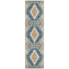 Machine Washable Indoor/Outdoor Chantille ACN2210 Navy 2'3" x 7'6" Runner Rug