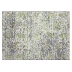 Machine Washable Indoor/Outdoor Chantille ACN2211 Aloe 1'8" x 2'6" Rug
