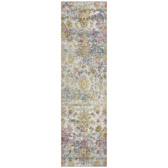 Machine Washable Indoor/Outdoor Chantille ACN2211 Wheat 2'3" x 7'6" Runner Rug