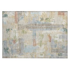 Machine Washable Indoor/Outdoor Chantille ACN2212 Beige 1'8" x 2'6" Rug