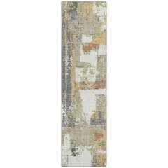 Machine Washable Indoor/Outdoor Chantille ACN2212 Ivory 2'3" x 7'6" Runner Rug