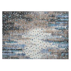 Machine Washable Indoor/Outdoor Chantille ACN2213 Taupe 1'8" x 2'6" Rug
