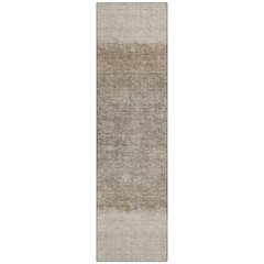 Machine Washable Indoor/Outdoor Chantille ACN2214 Beige 2'3" x 7'6" Runner Rug