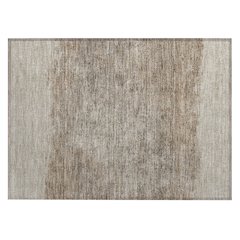 Machine Washable Indoor/Outdoor Chantille ACN2214 Beige 1'8" x 2'6" Rug