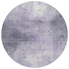 Machine Washable Indoor/Outdoor Chantille ACN2215 Lavender 8' x 8' Round Rug