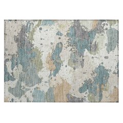 Machine Washable Indoor/Outdoor Chantille ACN2217 Seafoam 1'8" x 2'6" Rug