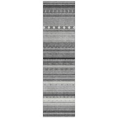 Machine Washable Indoor/Outdoor Chantille ACN2218 Gray 2'3" x 7'6" Runner Rug
