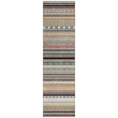 Machine Washable Indoor/Outdoor Chantille ACN2218 Khaki 2'3" x 7'6" Runner Rug