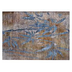 Machine Washable Indoor/Outdoor Chantille ACN2222 Brown 1'8" x 2'6" Rug