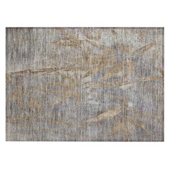 Machine Washable Indoor/Outdoor Chantille ACN2222 Brown 1'8" x 2'6" Rug