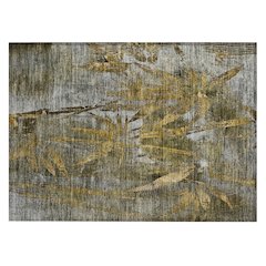 Machine Washable Indoor/Outdoor Chantille ACN2222 Gray 1'8" x 2'6" Rug
