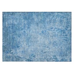 Machine Washable Indoor/Outdoor Chantille ACN2224 Blue 1'8" x 2'6" Rug