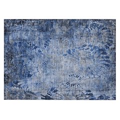 Machine Washable Indoor/Outdoor Chantille ACN2224 Blue 1'8" x 2'6" Rug
