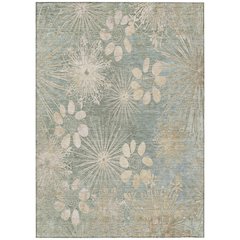 Machine Washable Indoor/Outdoor Chantille ACN2225 Green 2'6" x 3'10" Rug