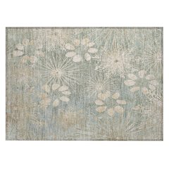 Machine Washable Indoor/Outdoor Chantille ACN2225 Green 1'8" x 2'6" Rug