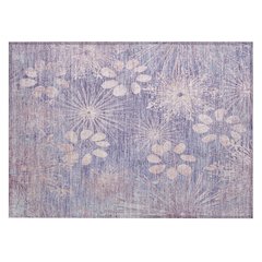 Machine Washable Indoor/Outdoor Chantille ACN2225 Purple 1'8" x 2'6" Rug