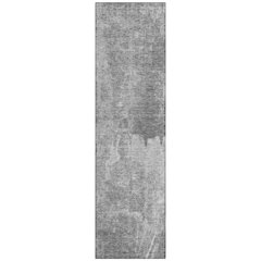 Machine Washable Indoor/Outdoor Chantille ACN2226 Gray 2'3" x 7'6" Runner Rug