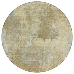 Machine Washable Indoor/Outdoor Chantille ACN2226 Brown 8' x 8' Round Rug