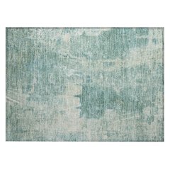 Machine Washable Indoor/Outdoor Chantille ACN2226 Teal 1'8" x 2'6" Rug