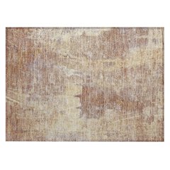 Machine Washable Indoor/Outdoor Chantille ACN2226 Orange 1'8" x 2'6" Rug