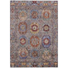 Machine Washable Indoor/Outdoor Chantille ACN2227 Gray 2'6" x 3'10" Rug