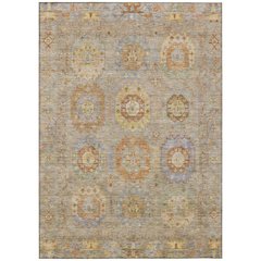 Machine Washable Indoor/Outdoor Chantille ACN2227 Brown 2'6" x 3'10" Rug