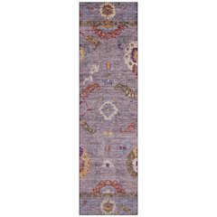 Machine Washable Indoor/Outdoor Chantille ACN2229 Purple 2'3" x 7'6" Runner Rug