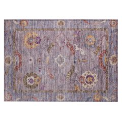 Machine Washable Indoor/Outdoor Chantille ACN2229 Purple 1'8" x 2'6" Rug