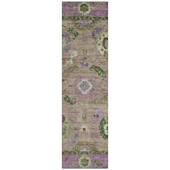 Machine Washable Indoor/Outdoor Chantille ACN2230 Brown 2'3" x 7'6" Runner Rug