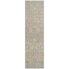 Machine Washable Indoor/Outdoor Chantille ACN2231 Brown 2'3" x 7'6" Runner Rug