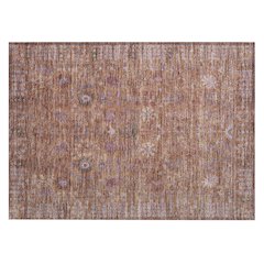 Machine Washable Indoor/Outdoor Chantille ACN2231 Orange 1'8" x 2'6" Rug