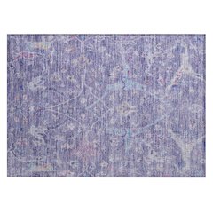 Machine Washable Indoor/Outdoor Chantille ACN2232 Purple 1'8" x 2'6" Rug